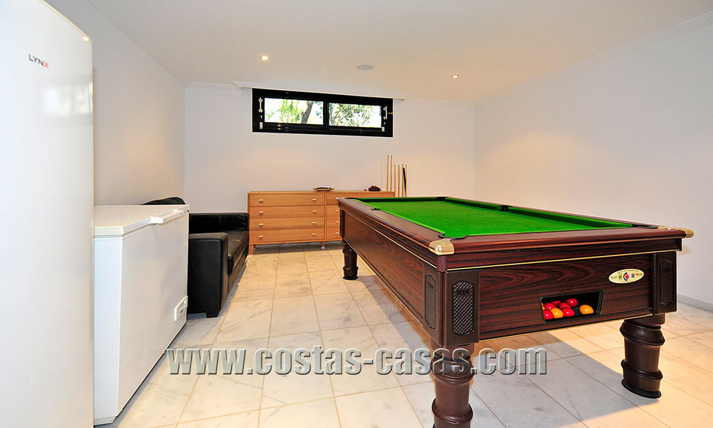 Modern contemporary style First line beach luxury villa for sale in Marbella 5445