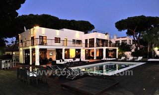 Modern contemporary style First line beach luxury villa for sale in Marbella 5460 